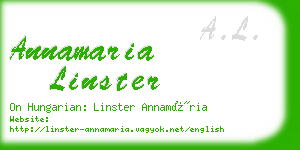 annamaria linster business card